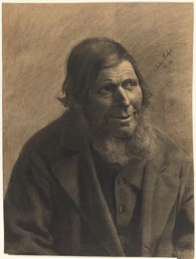 Uomo con barba lunga - The National Museum, Oslo
